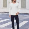 Thermal Shirts for Men Long Sleeve T Shirt Casual Basic Shirts Stretch Crew Neck Undershirts