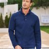Men Casual Knit Pullover Sweatshirt Slim Fit Thermal Fashion Sweater