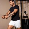 Men's Gym Shorts 3 Pack Mesh Athletic Workout Shorts Lightweight Quick Dry Drawstring Shorts with Pockets