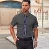 41mBpyjXwlL.jpg Men's Short Sleeve Button Down Shirts Casual Dress Shirts for Men Untucked Shirt with Pocket