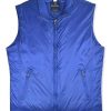 Mens Ultra Lightweight Duck Down Quilted Nylon Vest,