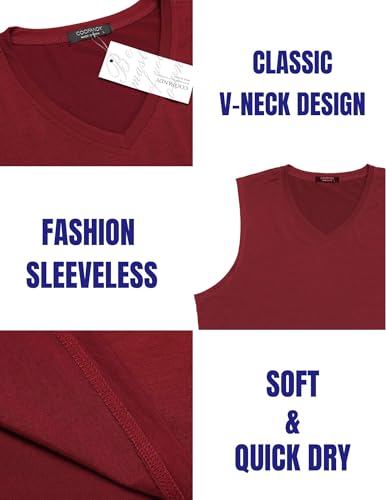 41o03tYlnL.jpg Men's 3 Pack Workout Tank Tops Gym Sleeveless Shirts V Neck Bodybuilding Muscle Tee Shirt