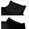 3 Pack Men's Turtleneck Sweater Ribbed Long Sleeve Mock Turtleneck Shirts Casual Knitted Basic Layer Pullover Top