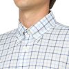 Men's Non-Iron Button Down Stretch Twill Long Sleeve Sport Shirt
