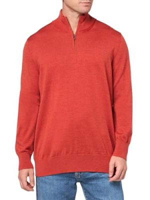Men's Merino Wool Half-Zip Sweater