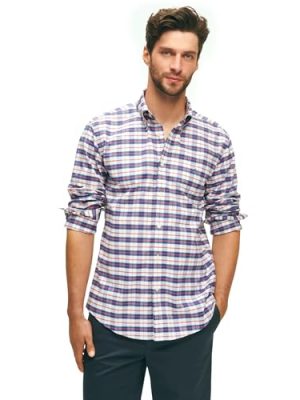 Men's Oxford Long Sleeve Sport Shirt