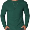 Thermal Shirts for Men Long Sleeve T Shirt Casual Basic Shirts Stretch Crew Neck Undershirts