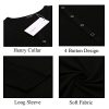 Men's 2Pack Slim Fit Henley Shirts Long Sleeve Lightweight Fashion Casual Cotton Basic T Shirts