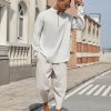 41vqJyvpWL.jpg Men's Linen Harem Capri Pants Lightweight Loose 3/4 Shorts Drawstring Elastic Waist Casual Beach Boho Yoga Trousers
