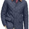 Men's Diamond Quilted Walking Coat