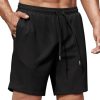 Men's Gym Workout Shorts 8 Inch Quick Dry Athletic Shorts Lightweight Drawstring Running Shorts