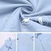 Mens Casual Button Down Shirts Short Sleeve Summer Untucked Dress Shirt with Pocket
