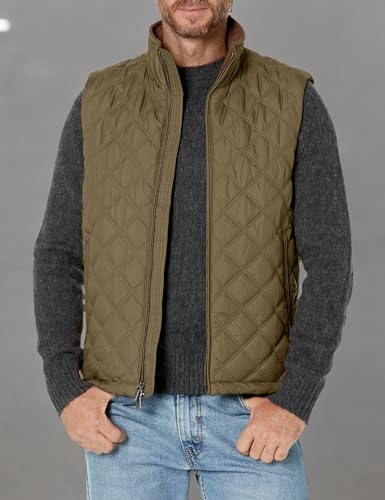 Men's Diamond Quilted Vest