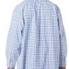 Men's Big & Tall Non-Iron Stretch Oxford Long Sleeve Check Sport Shirt