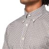 Men's Non-Iron Button Down Stretch Twill Long Sleeve Sport Shirt