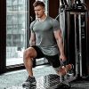 Men's 3 Pack Workout T Shirts Short Sleeve Gym Bodybuilding Muscle Shirt Base Layer Fitness Tee Tops