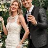 COOFANDY Men's Floral Tuxedo Jacket Jacquard Suit Jacket Slim Fit Blazer for Wedding, Prom, Dinner