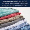 Men's 9 Inch Stretch Breaker Shorts