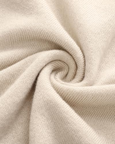 2 Pack Men's Turtleneck Sweater Slim Fit Knitted Basic Tops Lightweight Long Sleeve Ribbed Casual Pullover Top