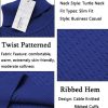 Men's Slim Fit Turtleneck Sweater Casual Twist Patterned Pullover Knitted Sweater Royal Blue