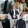 Turtleneck Men Shirt Long Sleeve Ribbed Knitted Casual TShirt Slim Fit Cotton Turtle Neck Pullover Sweater
