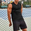 51YwUNA6SrL.jpg Men's 3 Pack Workout Tank Tops Gym Sleeveless Shirts V Neck Bodybuilding Muscle Tee Shirt