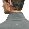 Men's Performance Stretch Long Sleeve Golf Half-Zip Sweater