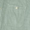 ® Chambray Shirt Men Long Sleeve Cotton Work Shirts with 2 Pockets Casual Button Down
