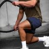 Men's 2 in 1 Running Shorts 2 Pack Athletic Shorts Quick Dry Gym Training Workout Shorts with Pockets